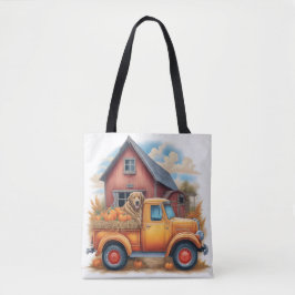  Herfst vibes, retro herfstoogst, najaar, Tote Bag