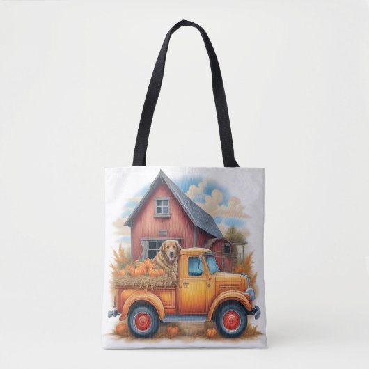  Herfst vibes, retro herfstoogst, najaar, Tote Bag (Voorkant)