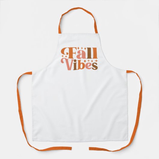 Herfst Vibes Schort (Voorkant)