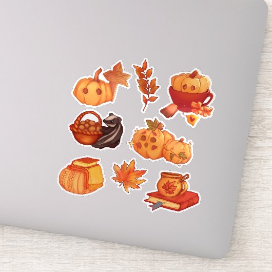 Herfst Vibes Sticker (Detail)