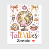 Herfst Vibes Sticker (Vel)