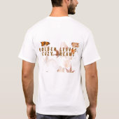 Herfst Vibes T-Shirt met Gezellig Fall Leaves Desi (Achterkant)
