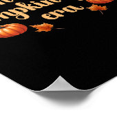 Herfst vibes Thanksgiving in mijn pompoen Spice Er Poster (Hoek)