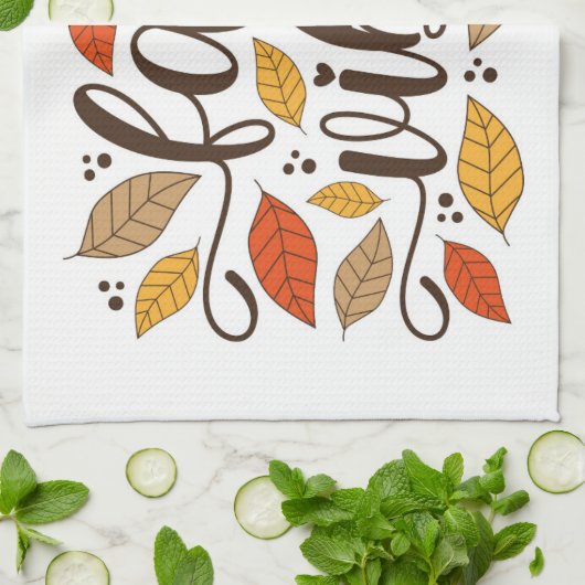 Herfst Vibes Theedoek (Gevouwen)