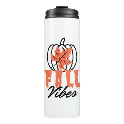 Herfst Vibes Thermosbeker (Voorkant)