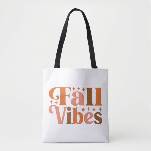 Herfst Vibes Tote Bag (Voorkant)