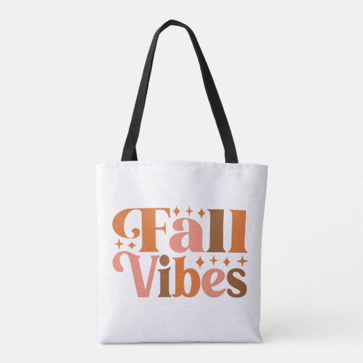 Herfst Vibes Tote Bag (Achterkant)