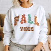 Herfst Vibes Trendy Herfst Varsity Sweatshirt