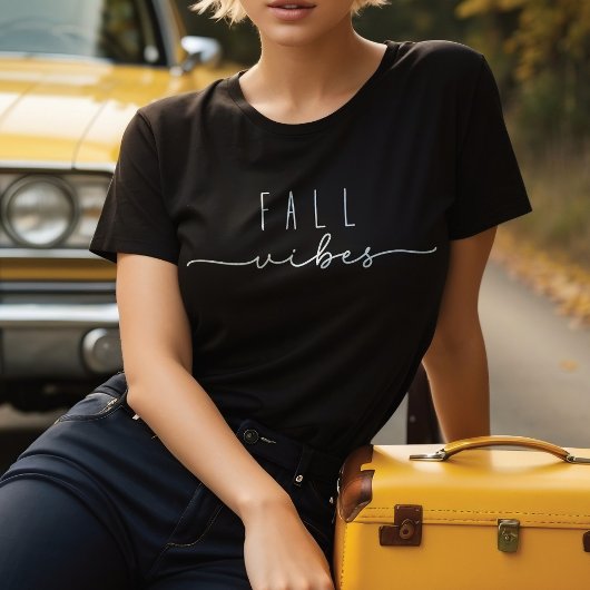 Herfst Vibes Trendy Minimalist T-shirt