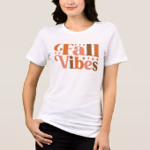 Herfst Vibes Tri-Blend Shirt (Voorkant)