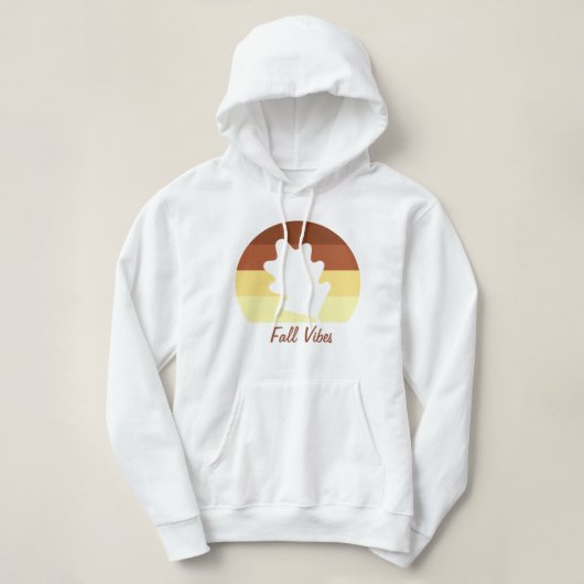 Herfst vibes trui hoodie (Design voorkant)