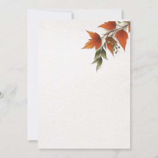 Herfst Vibes-Vrijgezellenfeest Kaart (Achterkant)