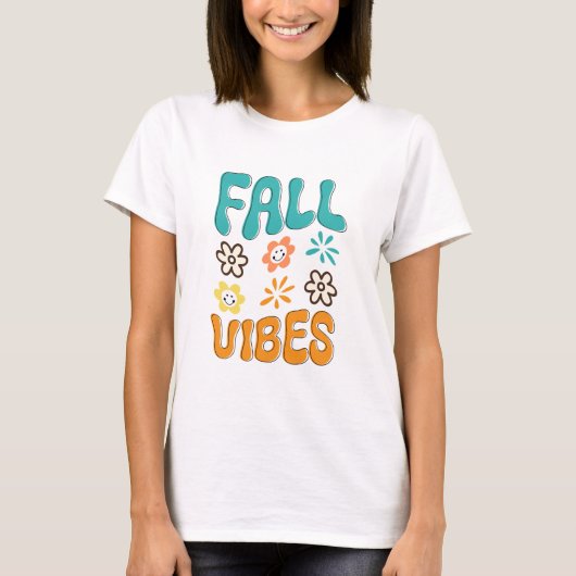 Herfst Vibes Vrouwen T-shirt (Voorkant)