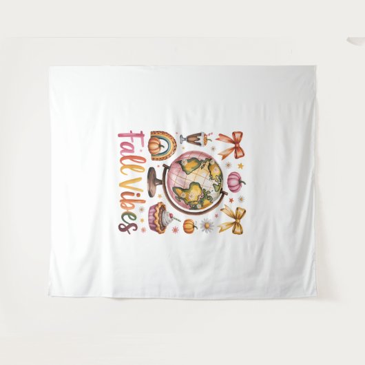 Herfst Vibes Wandkleed (Voorkant (horizontaal))