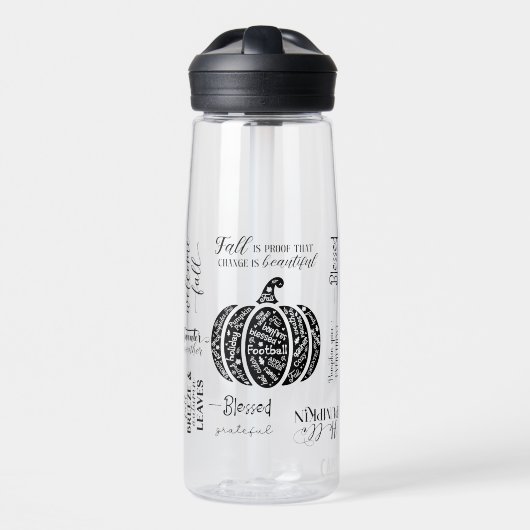 Herfst Vibes Waterfles (Voorkant)