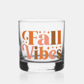 Herfst Vibes Whisky Glas (Voorkant)