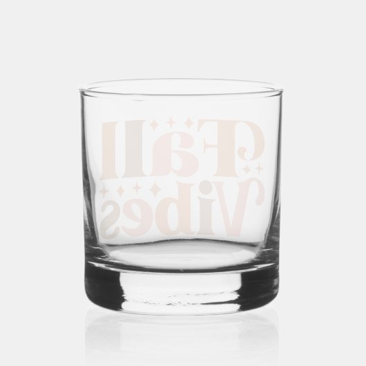 Herfst Vibes Whisky Glas (Achterkant)