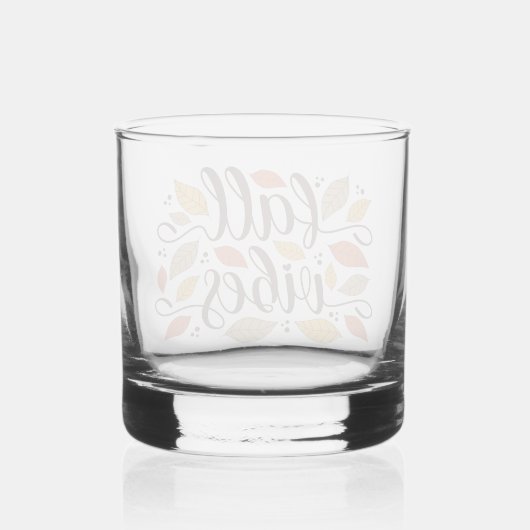 Herfst Vibes Whisky Glas (Achterkant)