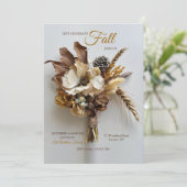 Herfst vieren kaart (Staand voorkant)
