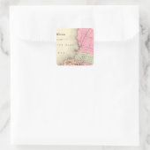 Herfst Vierkante Sticker (Tas)