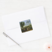 herfst vierkante sticker (Envelop)