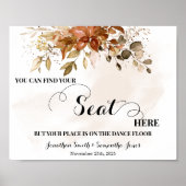 Herfst Vind je homepage van het huwelijk Poster (Voorkant)