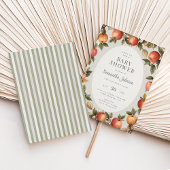 Herfst Vintage Appel Baby Shower Kaart