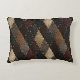 Herfst Vintage Argyle Accent Kussen
