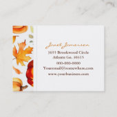 Herfst Visitekaartje (Achterkant)