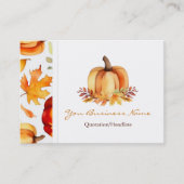 Herfst Visitekaartje (Voorkant)