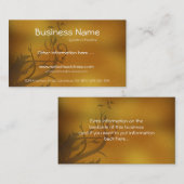 Herfst Visitekaartje van Floral (Voorkant / Achterkant)