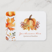 Herfst Visitekaartjes (Voorkant)
