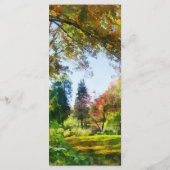 Herfst Vista Trouwmenu Menu (Achterkant)