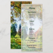 Herfst Vista Trouwmenu Menu (Voorkant / Achterkant)