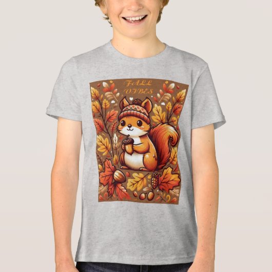 Herfst Vives 9 Tri-Blend Shirt (Voorkant)