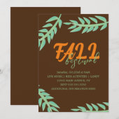 Herfst Vliegfeest Groenerie Flyer Kaart (Voorkant / Achterkant)