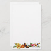 herfst vlinderbriefpapier briefpapier (Voorkant / Achterkant)