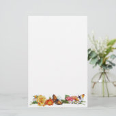 herfst vlinderbriefpapier briefpapier (Staand voorkant)