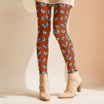 Herfst vlinders grillige Halloween Cottagecore Leggings<br><div class="desc">Dit leuke Cottagecore Halloween ontwerp maakt gebruik van een willekeurig patroon van prachtige zwart-witte vlinders op een roestige oranje achtergrond die kan worden aangepast. Dit leuke ontwerp complimenteert de beklijvende cottage vibe voor die perfecte touch van griezelig en lief en kan worden gecombineerd met elke top gedurende de herfst en...</div>
