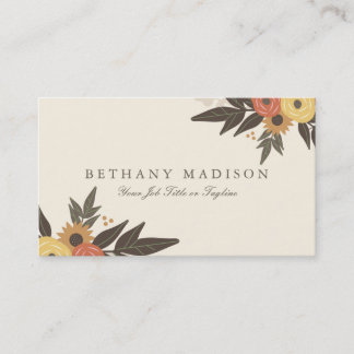 Herfst Vloeibare Visitekaartjes