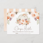 Herfst Vloerpompoen Baby Luieraffle Informatiekaartje (Voorkant / Achterkant)