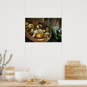 Herfst voedsel stilleven poster print (Keuken)