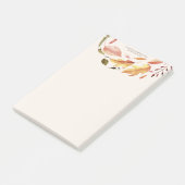herfst voel elegant flormonogram post-it® notes (Schuin)