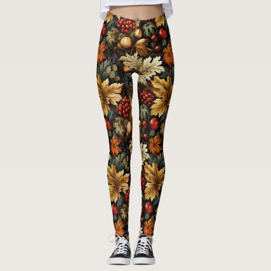 Herfst voelen leggings (Voorkant)