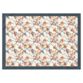 Herfst Vogels en Bloemen Tafelkleed voor Gezellige (Voorkant (Horizontaal))