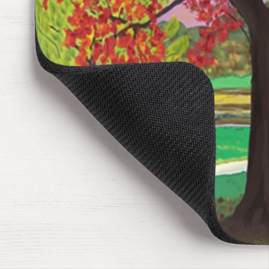 Herfst voor de herfst van mousepad muismat (Hoek)