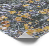 Herfst vóór de winter poster (Hoek)