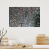 Herfst vóór de winter poster (Keuken)
