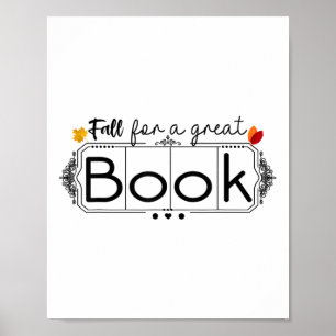 Herfst voor een fantastisch boek grappige wetensch poster