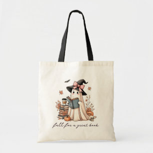 Herfst voor een geweldig boek Halloween Schattige Tote Bag